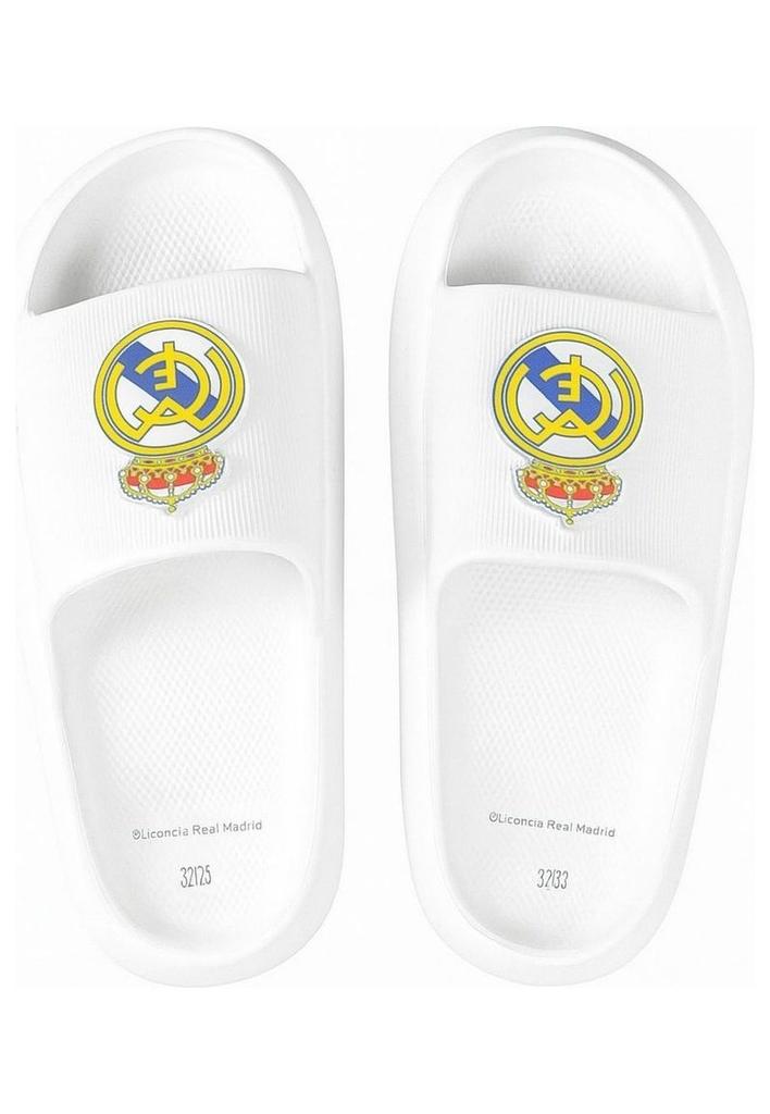 Real Madrid Junior Beach Pool Flip Flops White EVA 2300006820B White 30/31