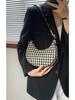 Retro Houndstooth Shoulder Handbag [KKAERDIYA] Bag, Women's