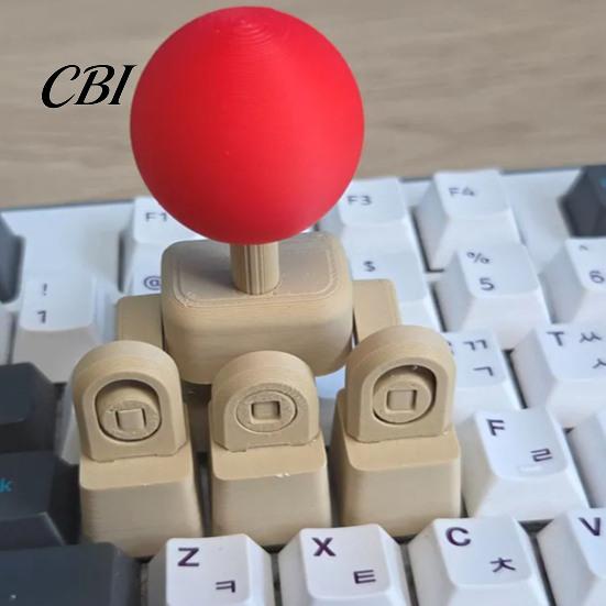 Arcade Joystick Tastenkappe Tastaturaufsatz, WASD Richtungstasten Mod Mechanischer Richtungscontroller für Kampfspiel, 4-Wege-Spiel