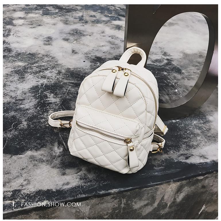 IELGY Diamond Backpack All-Match Backpack Fashion Female Bag