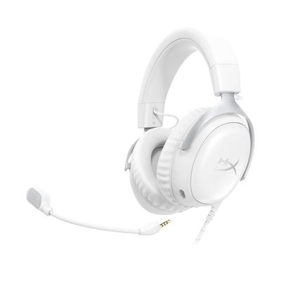 HYPERX Căști de gaming Cloud III cu DTS Spatial 53mm Cloud II Xbox Nintendo și Mobile CăștiX Audio, Difuzoare, Confort, Alb, PC, PS5, PS4,