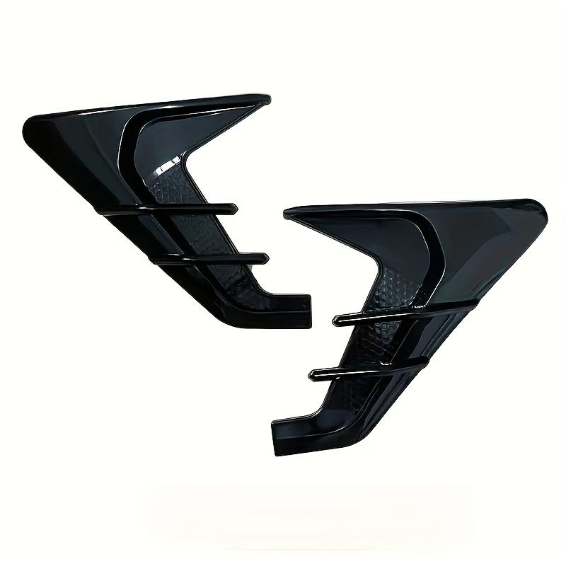 2pcs Car Fender Decorative Stickers, Fender Side Air Vent Universal Side Wing Body Stickers, Air Outlet Modified Side Emblem St белый