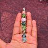 Awesome Multi Stone Gemstone Pendant: 925 Sterling Silver Handmade Pendant Necklace Jewelry