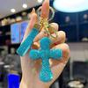 Able, Diamond-Encrusted Crosses, Keychains, Creative Bags, Pendants, Personalized Car Accessories, Gifts