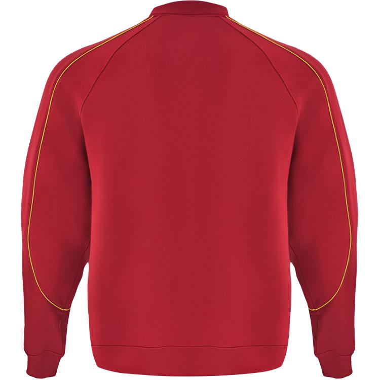 Under Armour Casual Sports Series Fashion Simple Round Neck Loose Spliced Sweatshirt Men Sweatshirt Flame-Red 6006006-625