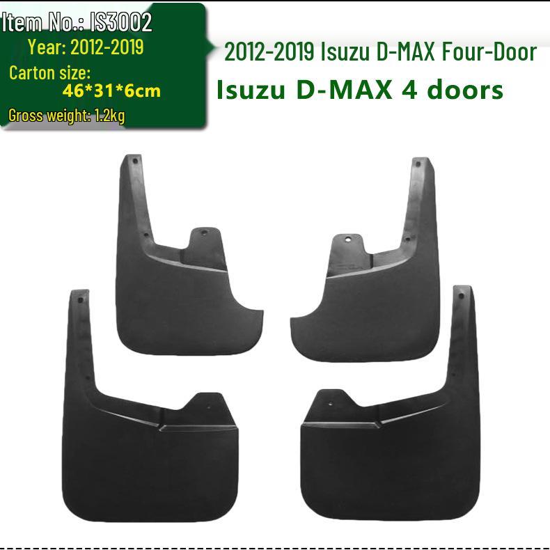 

Бризковики Isuzu D-MAX (2012-2026) для дводверних та чотиридверних моделей