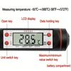 1pc, Kitchen Food Thermometer, Food Pen Probe Thermometer, Instant Reading Meat Thermometer, Visual Thermometer