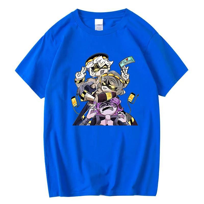 2024 Anime MURDER DRONES BEST FRIENDS T-shirt Funny Manga Graphic Print Tee Shirt Unisex Women Cotton T-shirts  Gothic Streetwear
