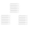 A84E-150 Pcs 3 Inch Acrylic Blanks With Hole Transparent Circle Ornament Clear Round Acrylic Christmas Ornament Blanks