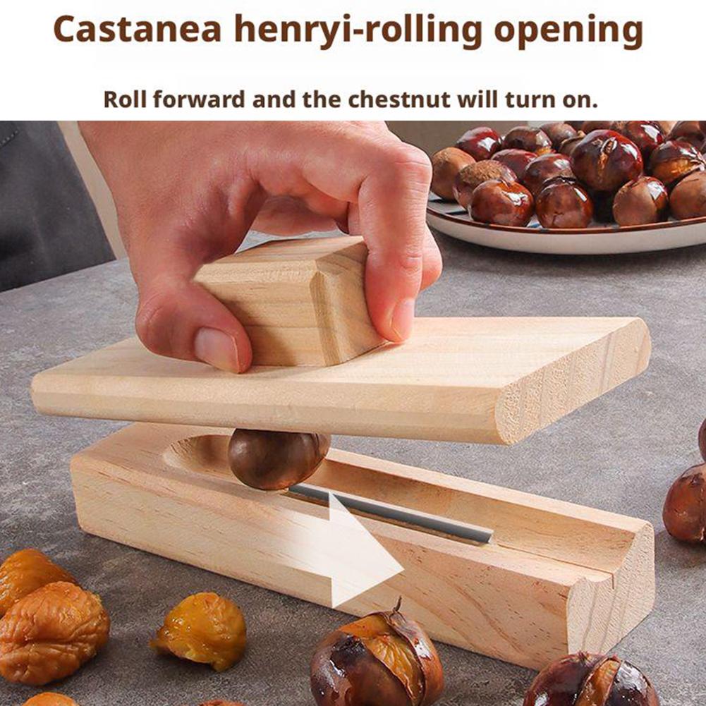 Manual Nut Opener Wooden Chestnut Opener Heavy Duty Walnut Plier Opener Tool For Walnuts Chestnuts Pecans Wood Peeling