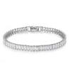 Minimalist Light Luxury Copper Bracelet with Zircon, 0.7mm Diamond Design - Versatile Fashion Jewelry