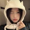Unisex Devil Horns Hat Camping Hiking Travel Hat Casual Sport Light Weight Hat for Daily Wear and Sports Event  Gray