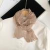 Breathable Sunscreen Lace Shawl Lightweight Neck Protection Scarf Fashion Lace Scarf  for Women