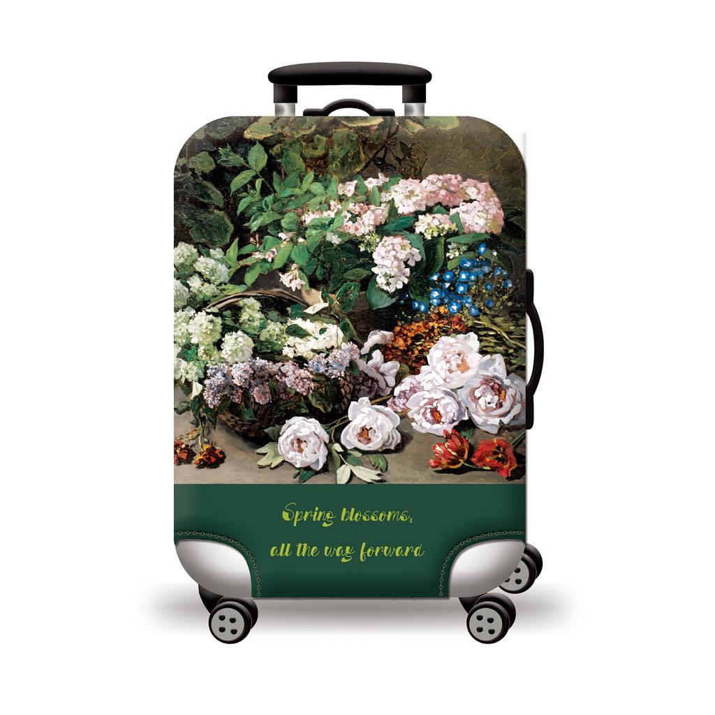 Elastischer Kofferbezug Staubdichte Schutzhülle für 18-32 Zoll Koffer Schützer Verdickte Spandex Kofferbezüge