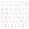 50 Cute Crayon Drawing Graffiti Stickers Suitcase Car Notebook Refrigerator Waterproof Decorative Stickers