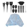 14pcs Hair Dye Brush Bowl Set Clip Stable Bottom Professional Salon Hair Coloring Kit