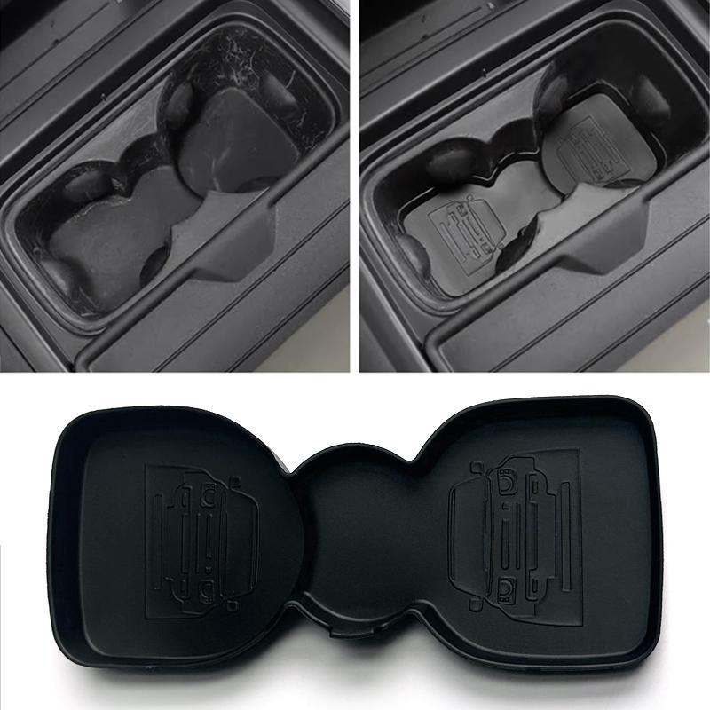 

Car Inner Center Water Cup Holder Non-Slip Mat Pad TPE Rubber Fit For Land Rover Defender 90 110
