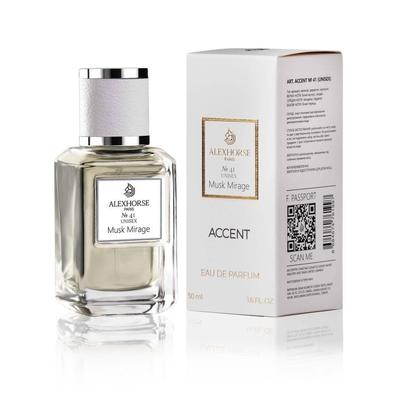 Unisex Eau De Parfum Alex Horse Musk Mirage ACCENT 50 Ml AA-041