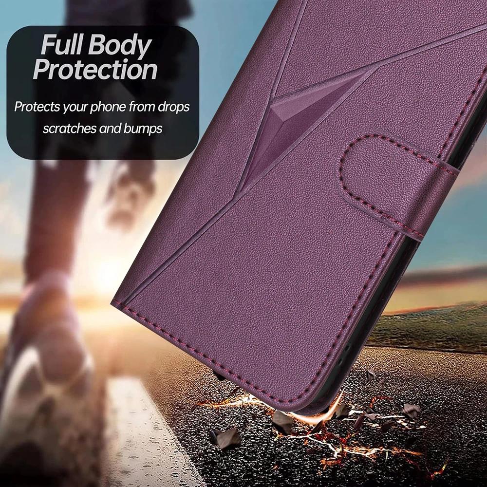 Leather Flip Wallet Case for TCL 50 Pro NxtPaper XE XL SE 60R 403 405 406 406S 408 501 502 503 505 Book Card Slot Phone Cover