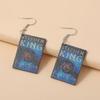 Fully Managed Environmentally Friendly Acrylic Earrings, Personalized Halloween Book-Shaped Earrings, Earrings.