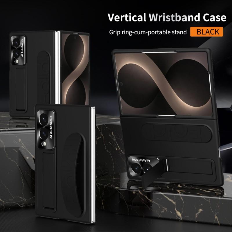 Galaxy Z Fold8 Ultra Protective Case With Wrist Strap Shockproof PC Cover Full-Body Protection Foldable Phone