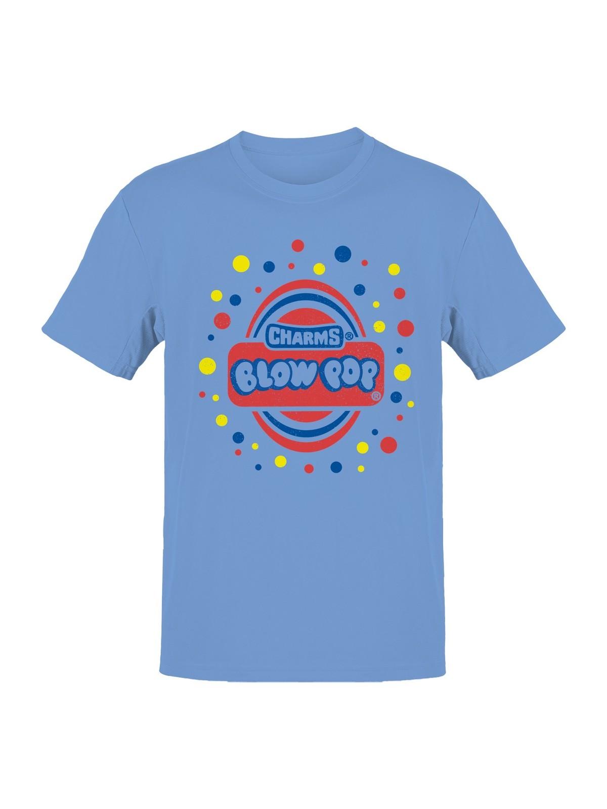 Officially Licensed Blow Pop Charms Blow Pop Colorful Design Mens T-shirt XXXXL