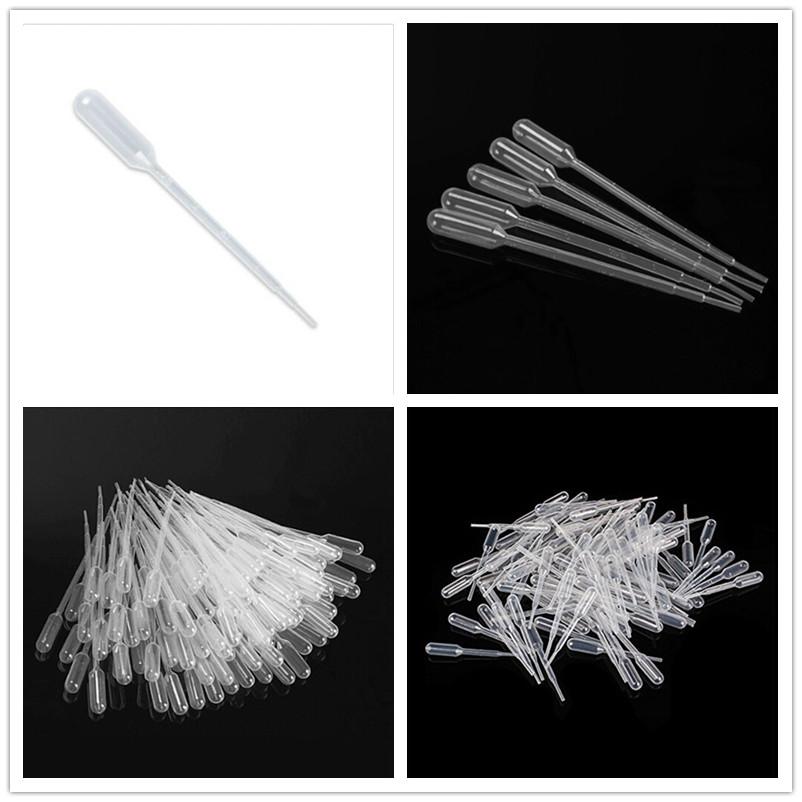 

New Transfer Pipettes Eye Dropper Set for Lab Experiment Supplies 100PCS 0.2ML/2ML/3ML Plastic Disposable Graduated 0.2ml