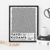 Yayoi Kusama Mostra di opere d'arte Poster e stampe Punto wireless Immagini di arte della parete Pittura su tela per soggiorno Decorazioni per la casa