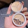 Authentic Sweet Mint Moisturizing Four-Color Concealer Palette for Face, Conceals Acne Marks and Spots