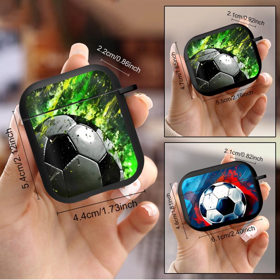 Graffiti Soccer Ball Case For Airpods 2 Pro3 4 Pro 3 Pro2 1 Earphone Cases Cover