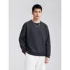 Sheep Wool Mulberry Silk round Neck Sweatshirt Men 2024 New Autumn/Winter Fleece-lined Thickened Export Men Casual Jacket
