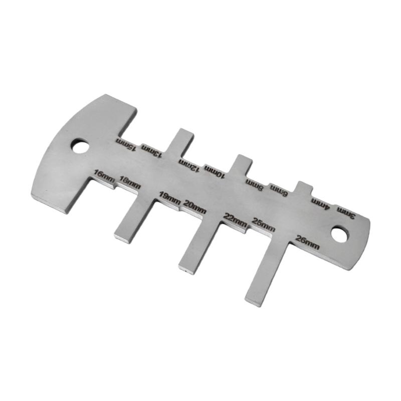 Aluminum Tablesaw Depth Measuring Height Gauge For Router Table Calibration And Woodworking Depth Measurement