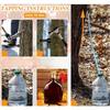 4set Maple Syrup Tree Tapping Kit Maple Syrup Collection Kit Multifunctional Leaf Collector With Pipe Gardening Accessories