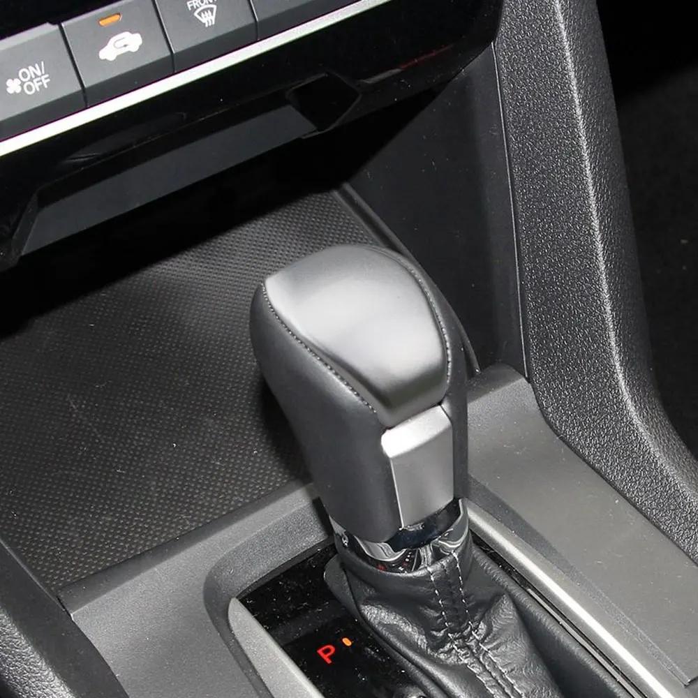 For Honda 10th Civic 2016 - 2020 AT Gear Shift Knob Sticker Cover Protective Cap Decoration Trim Interior Accessories