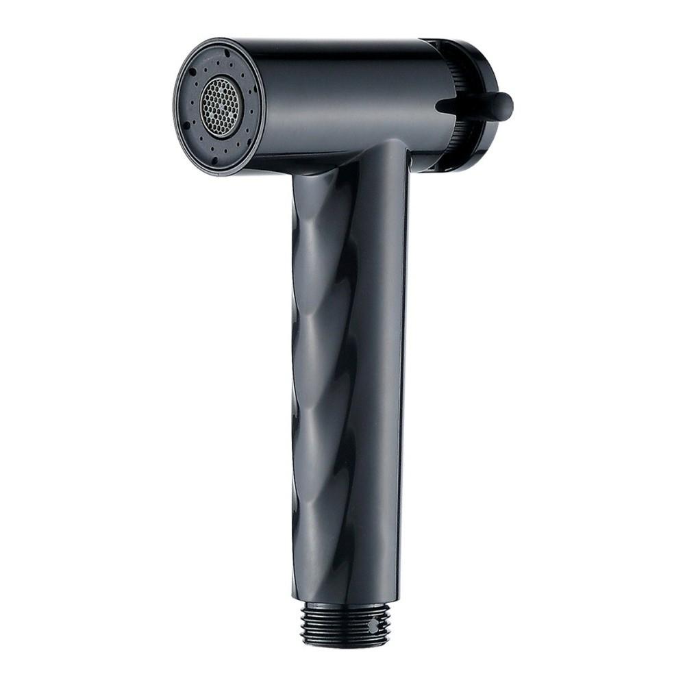 Plastic Handheld Faucet Multi-functional Shower Head Creative Bidet Sprayer  Modern Bathroom чёрный