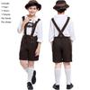 Elegant Children's German Oktoberfest Stage Costume With Hat For Halloween Cosplay