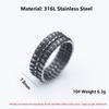 2023 NEW Men's 316L Stainless Steel Rings Vintage Nordic Viking Dragon Rings Amulet Animal  Jewelry Gifts Free Shipping