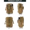 1PC Camouflage Waist Pack Outdoor Multi-function Sports Running Bag Waterproof Mobile Phone Bag Camping Magazine Pouch