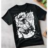 Naruto Kakashi Hashirama Orochimaru Anime Printed T-shirt Men's Summer Loose, Casual, Breathable Family Outfit Short Sleeve
