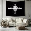 One Piece Logo Wall Tapestry Aesthetic Wall Hanging Printed Fabric Blanket Decorative Tapestries For Bedroom Living Room Home Decor