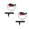 A34R 2Pcs 1/2 Garden Irrigation Device Venturi Fertilizer Injector Switch Water Tube Kit