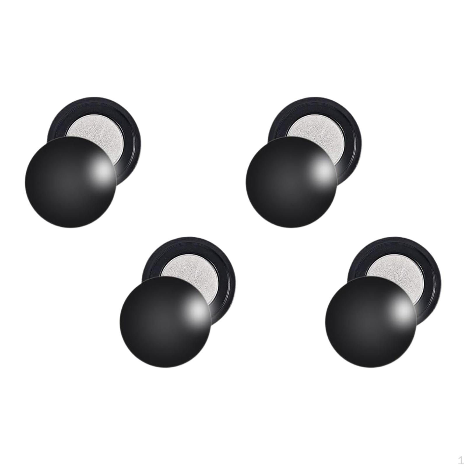 

4 Pair Bib Fasteners, Race Number Clips for Running And Cycling чёрный