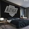 LA Kings Wall tapestry, aesthetic printed fabric blanket, suitable for bedroom, living room, and home decor.