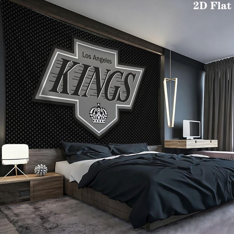 LA Kings Wall tapestry, aesthetic printed fabric blanket, suitable for bedroom, living room, and home decor.
