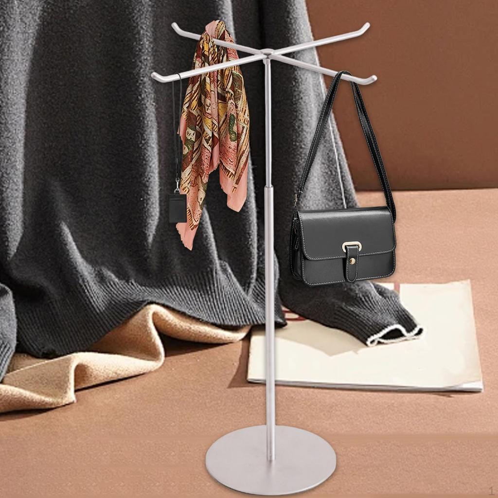 Necklace Display Stand for Jewelry with Rotating Feature And Stable Base