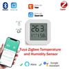 Tuya Zigbee Temperature Humidity Sensor Mini LCD Digital Display Compatible With Smart Home APP Control Thermometer Hygrometer