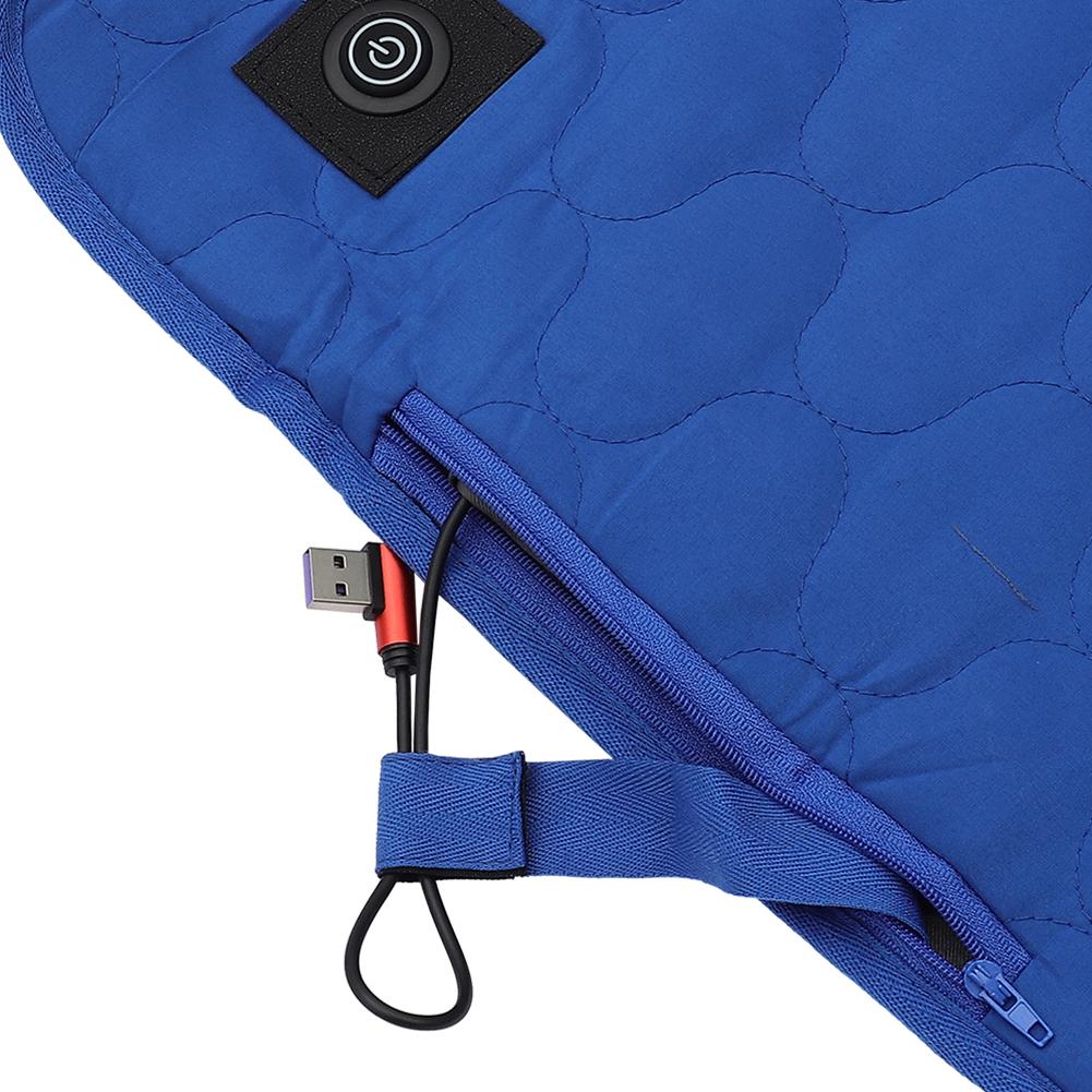 7 Zones Heating Sleeping Mat 38 To 65℃ 3 Gear Camping Heated Mattress USB Powered for Outdoor Camping Hiking