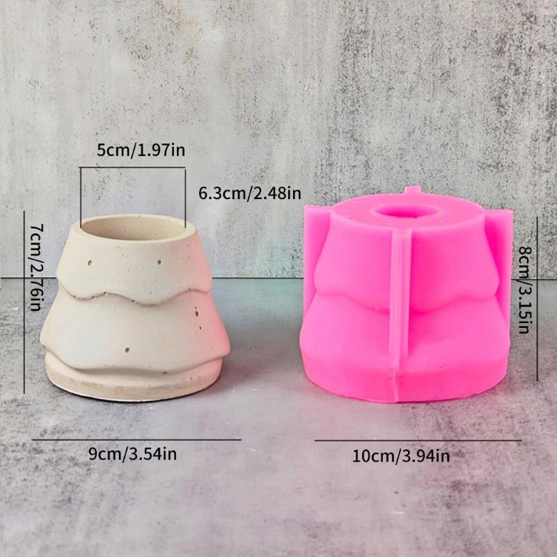 Resin Mold Casting Candlestick Delicate Silicone Mould for Planters Novelty Cup Silicone Mold Perfect for DIY Project
