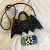Halloween Spinnennetz Form Umhängetaschen Persönlichkeit Batgirl Tide Fashoin Messenger Crossbody Tasche
