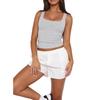 Débardeur de sport grande taille pour femme avec coussinets de poitrine intégrés - Meilleure vente de vêtements de sport et d'extérieur